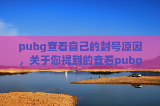 pubg查看自己的封号原因，关于您提到的查看pubg是否被封杀相关情况，需要明确的是，任何涉及游戏运营、安全监管的内容都应通过官方渠道获取准确信息，避免传播未经核实的信息，以免造成不必要的误解或风险