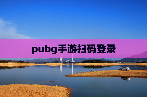 pubg手游扫码登录