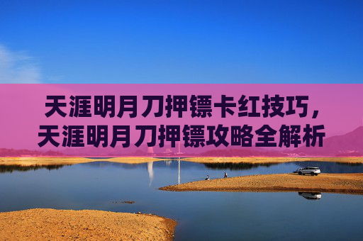 天涯明月刀押镖卡红技巧，天涯明月刀押镖攻略全解析