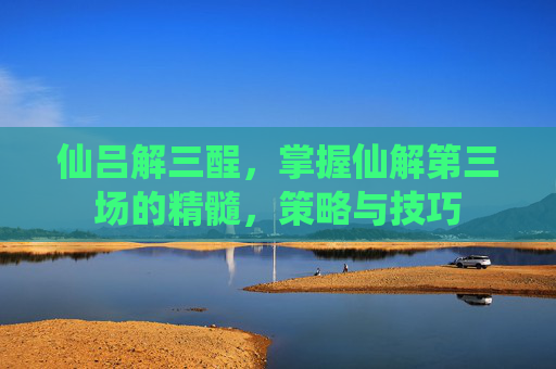 仙吕解三酲,掌握仙解第三场的精髓,策略与技巧 仙吕解三酲,掌握仙解第三场的精髓,策略与技巧