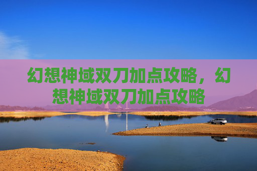 幻想神域双刀加点攻略，幻想神域双刀加点攻略